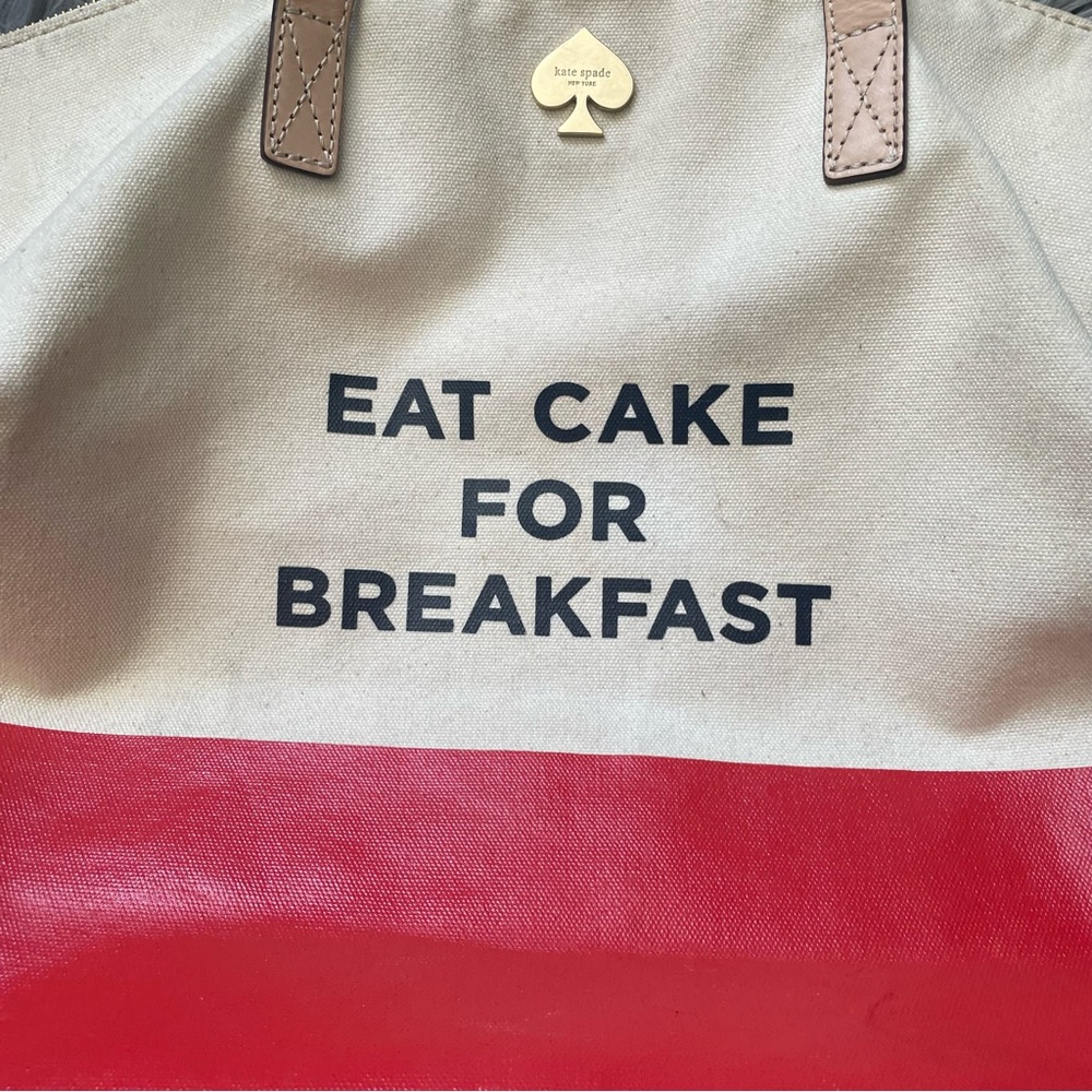 KATE SPADE eat cake for breakfast tote - Picture 6 of 16